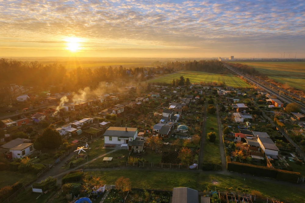 Geplanter Bereiche für neuen Spielplatz der Kleingartenanlage Anton Vockert 1912 e.V. in Markranstädt