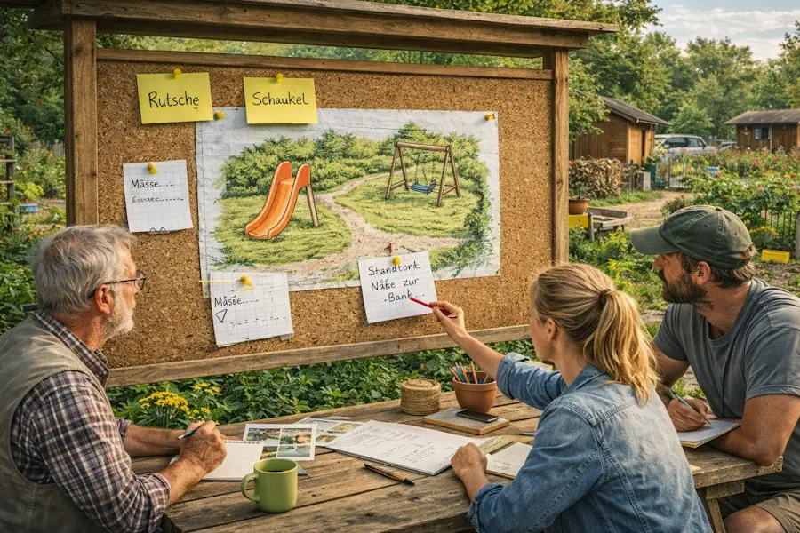 Spielplatz in der Kleingartenanlage Anton Vockert 1912 e.V. in Markranstädt